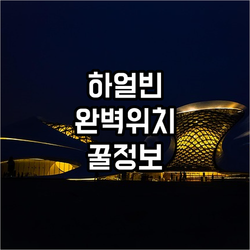 하얼빈 공연 관람과 출장에 좋은 위치..