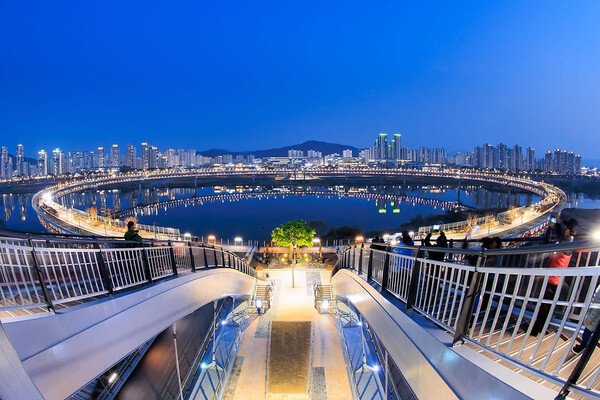 세종 이응다리의 모습