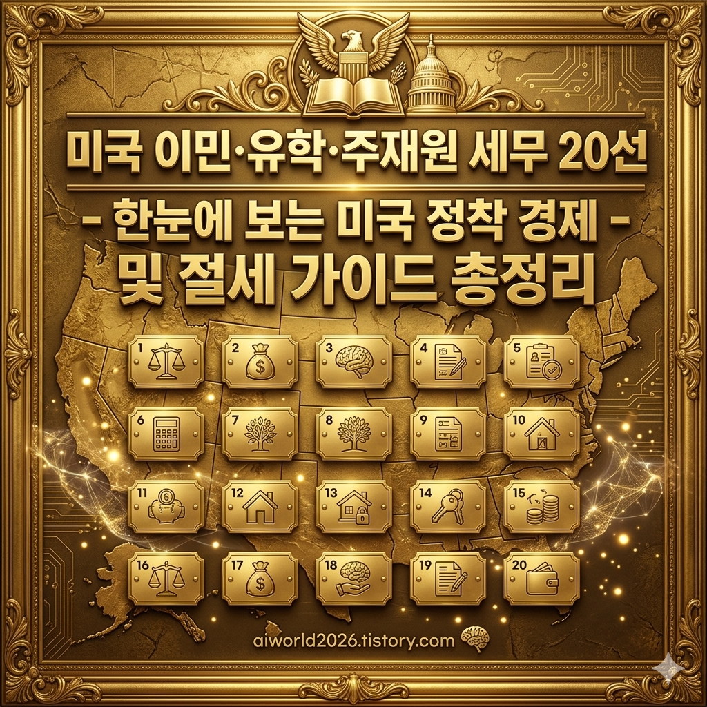미국 이민, 유학, 주재원 세무 20선