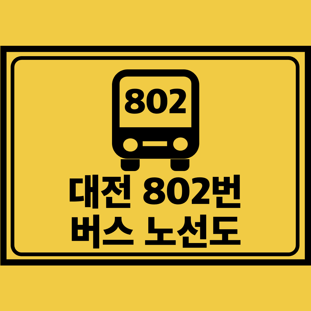 대전802번버스노선도