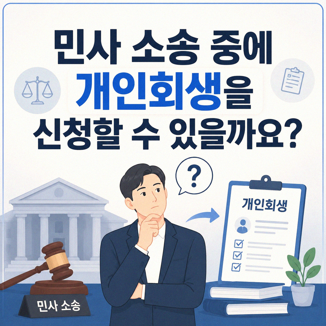 민사 소송 중 개인회생 신청, 가능한가요