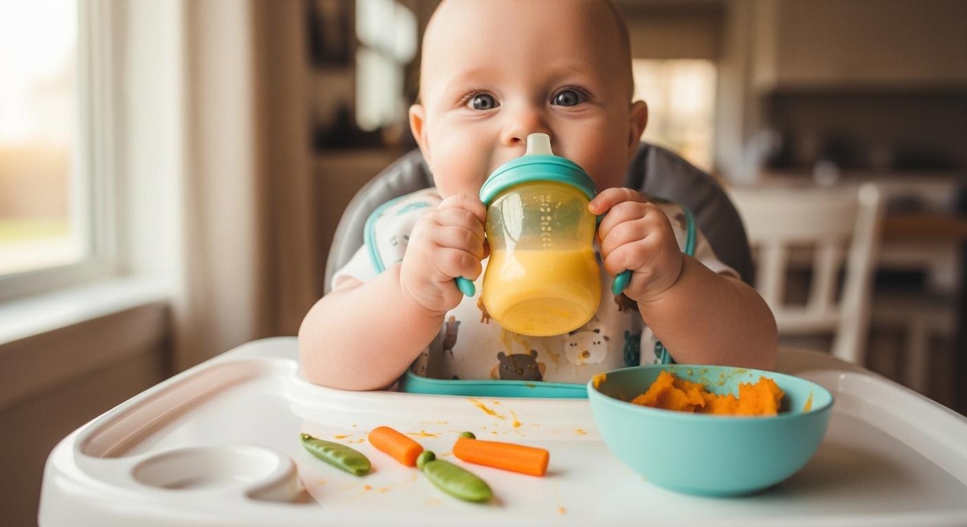 돌아기 분유 끊기