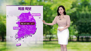 폭염특보 연이은 방송 보도 사진(출처:KBS뉴스)