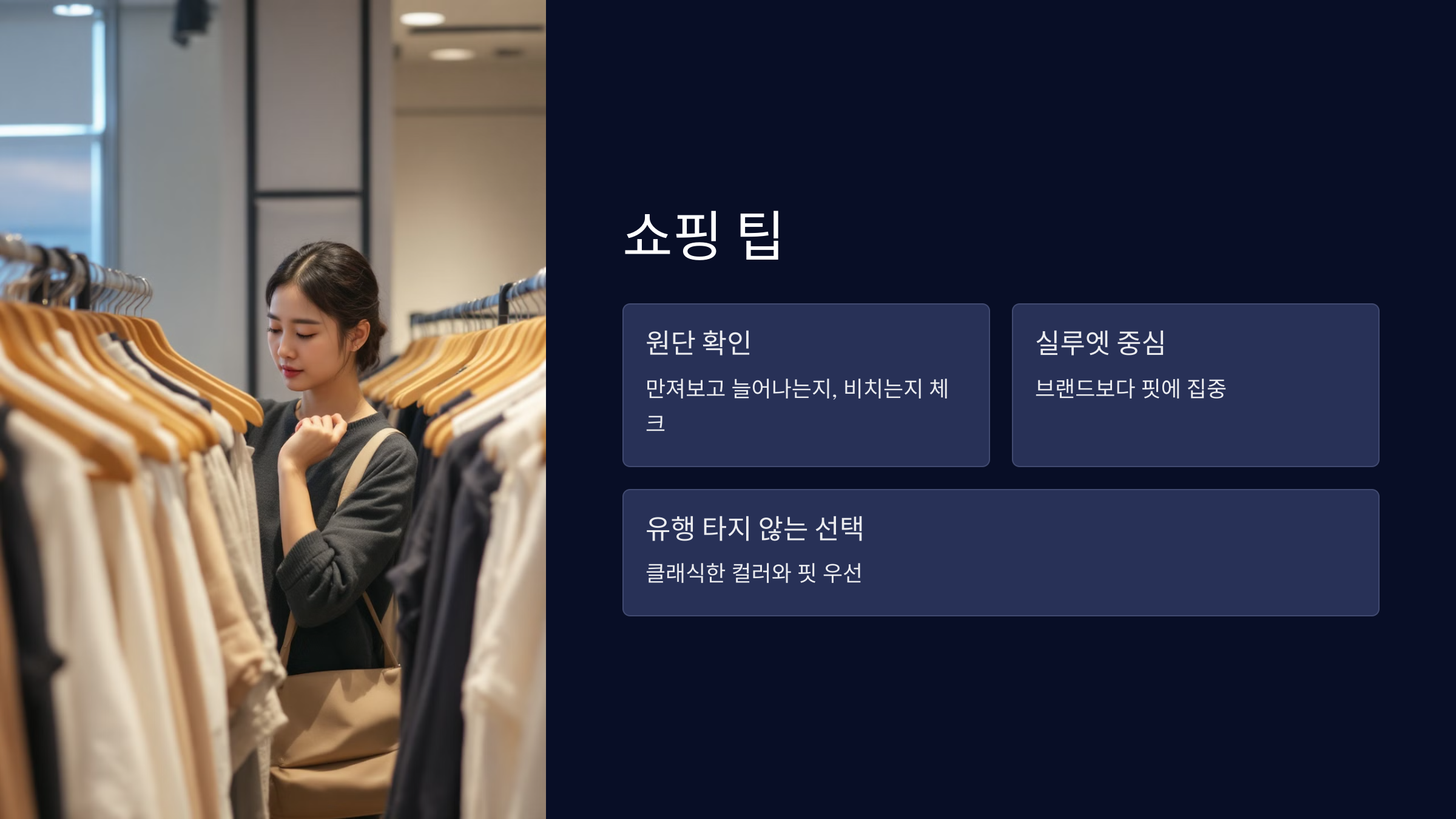 쇼핑 팁