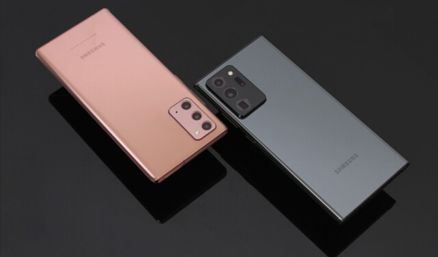 갤럭시 노트20 백패널 사진