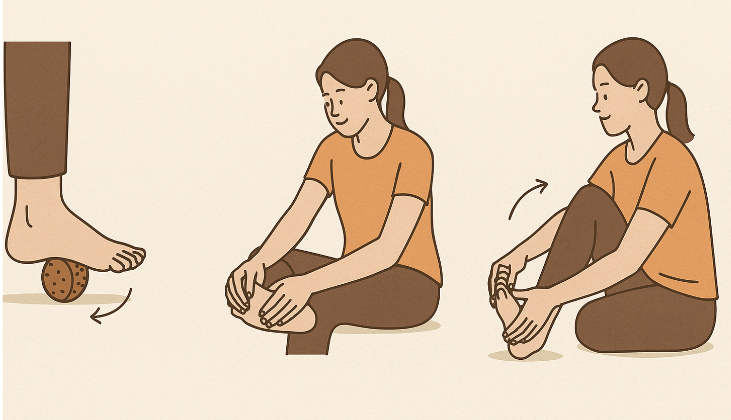 발바닥 스트레칭 이미지