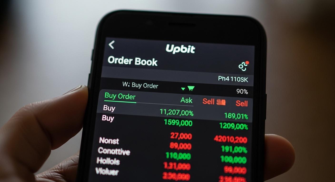 업비트 호가창 보는법
