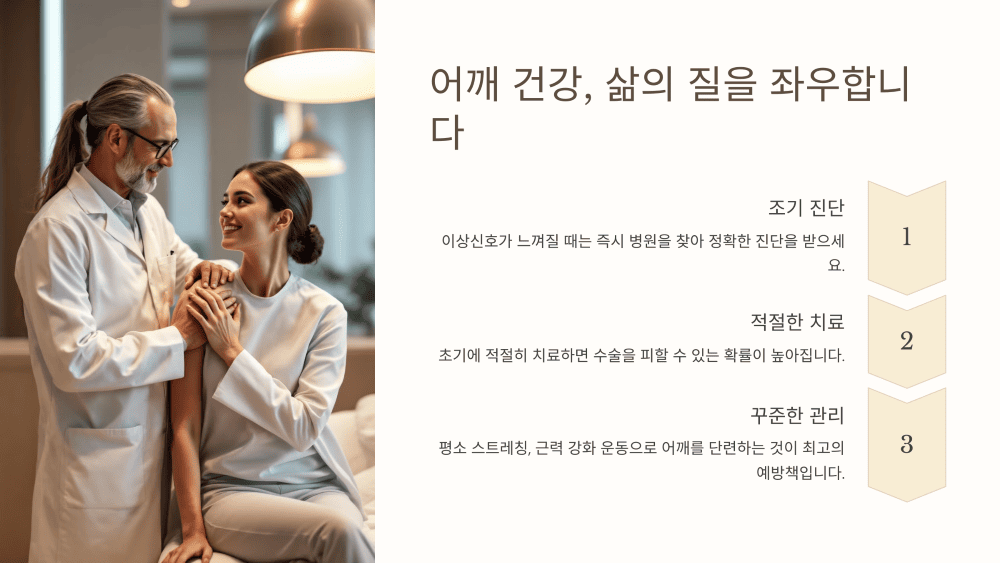 어깨건강, 삶의 질을 좌우합니다.