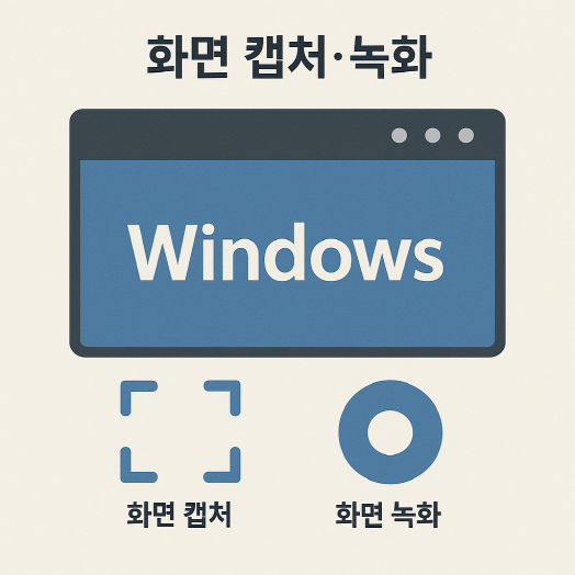 윈도우 화면 캡처 녹화에 관한 사진