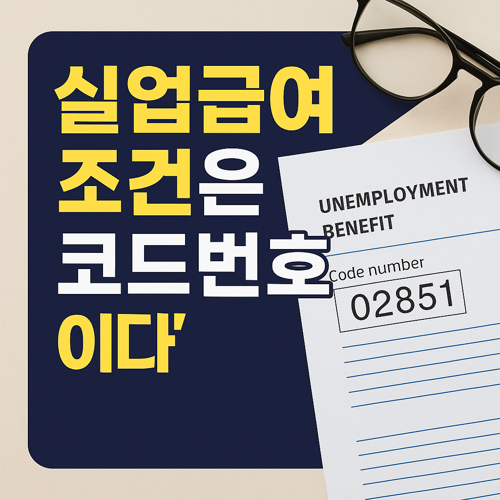 2025 실업급여 조건 총정리