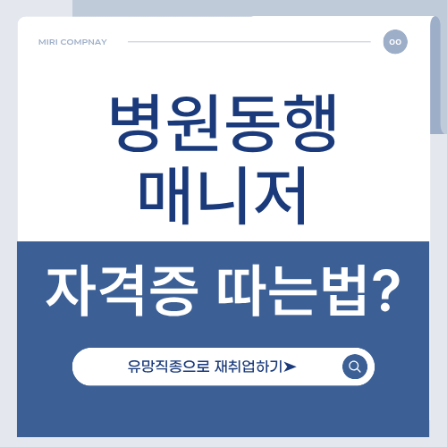 병원동행매니저