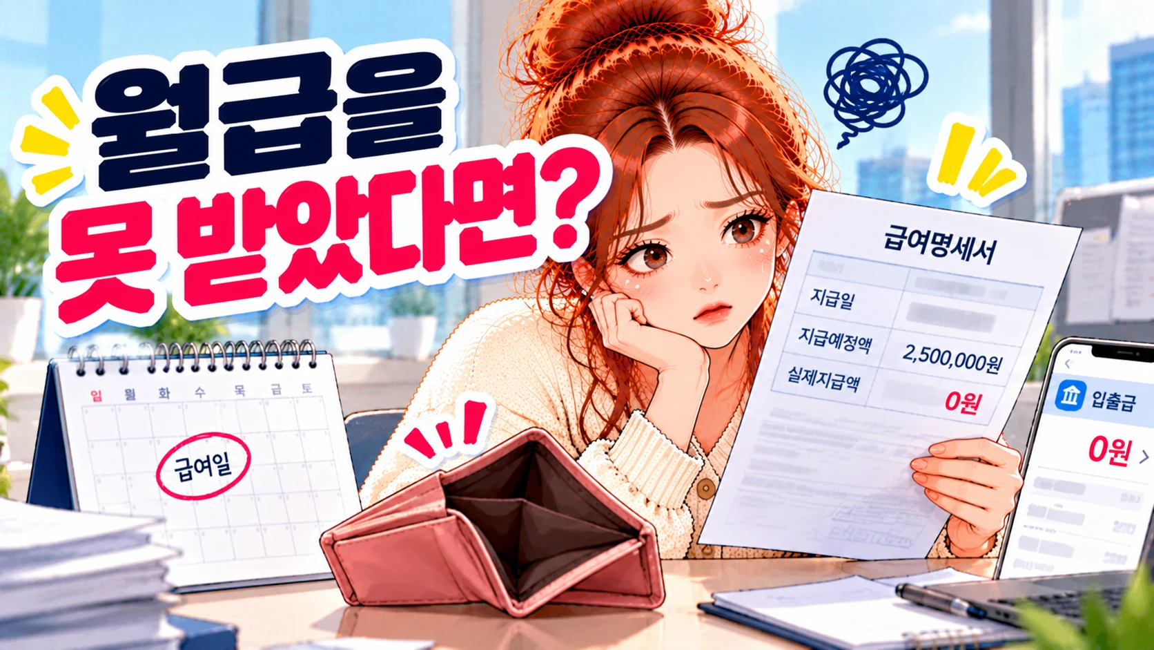 실업급여-임금체불-월급미지급