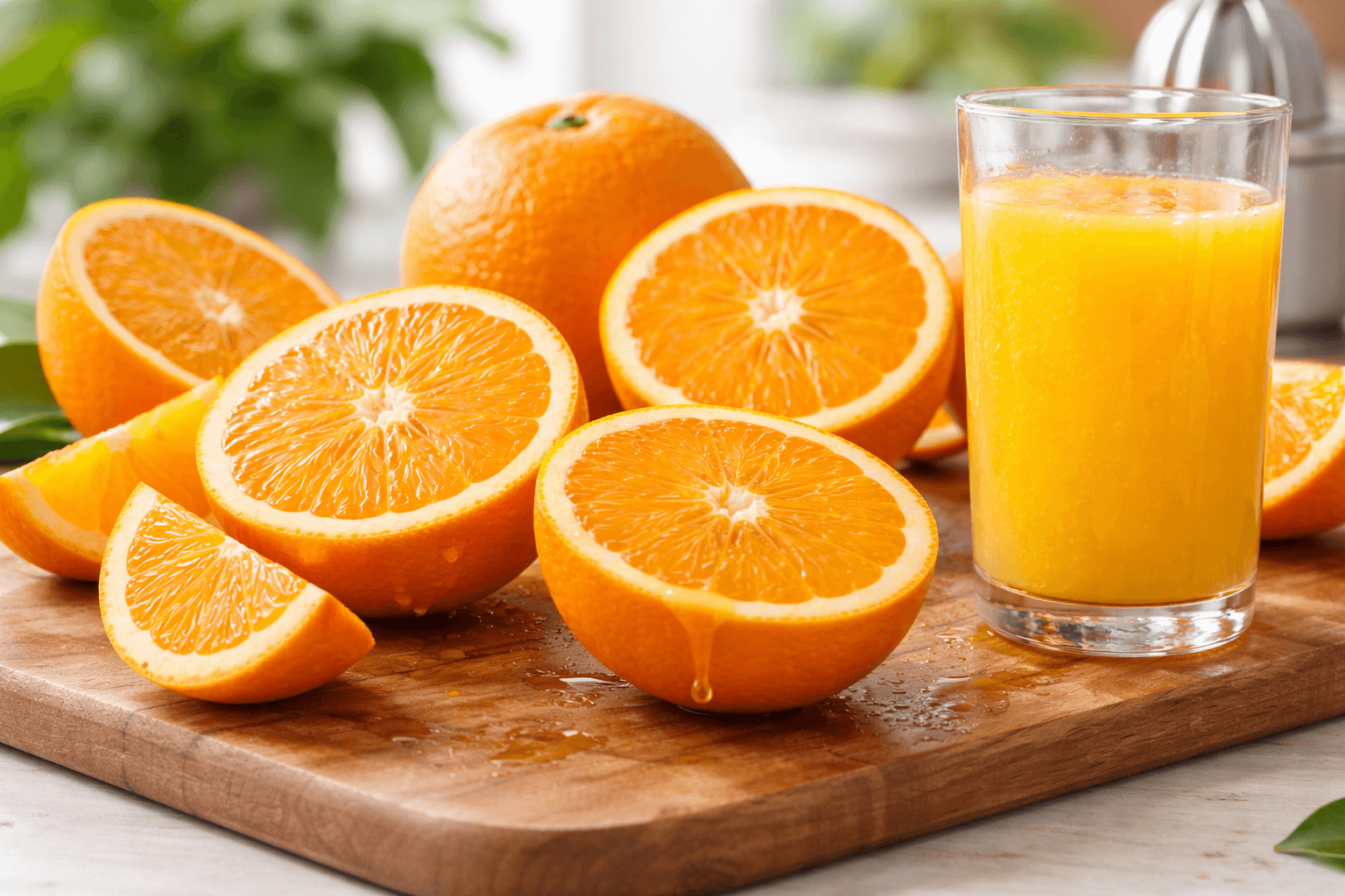 발렌시아 오렌지의 과즙과 저장성