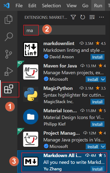 VS Code 마크다운