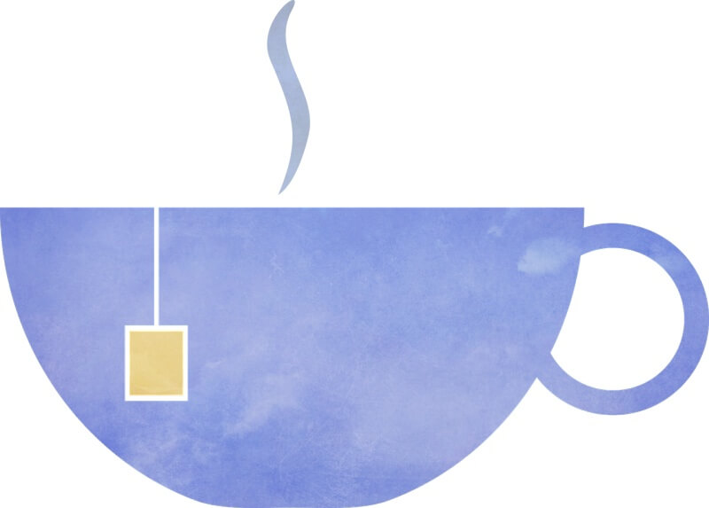 김이-올라오는-찻잔