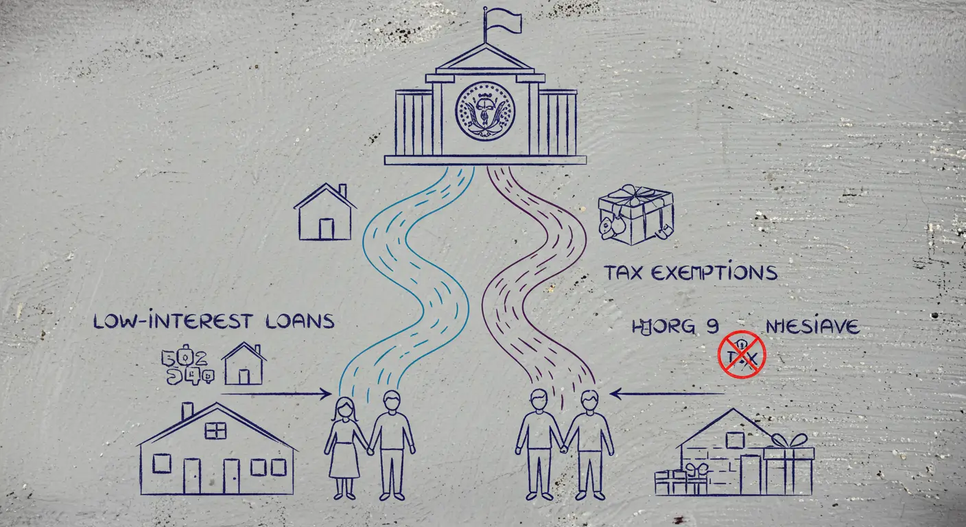 신혼부부를 위한 정부의 저금리 대출 및 혼인 증여재산 공제 지원 정책