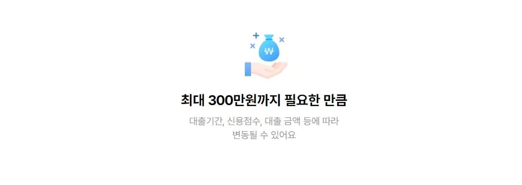 케이뱅크 비상금대출 한도