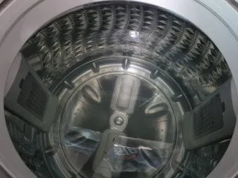 세탁기 통청소 과탄산소다와 뜨거운물 사용 통돌이 드럼 차이_5