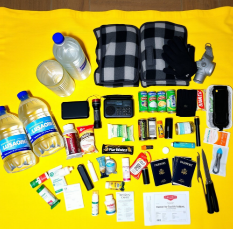 재난 대비 비상키트 관련 사진