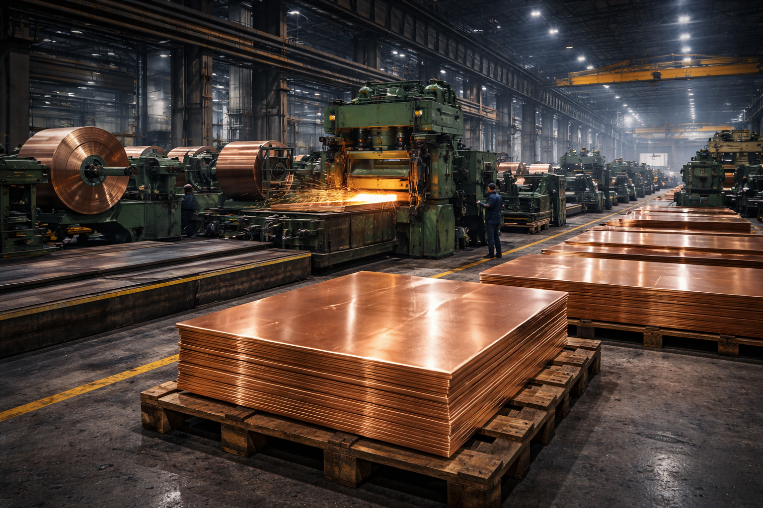 구리 관련주 대장주-풍산 구리 가공 공정 및 산업 현장