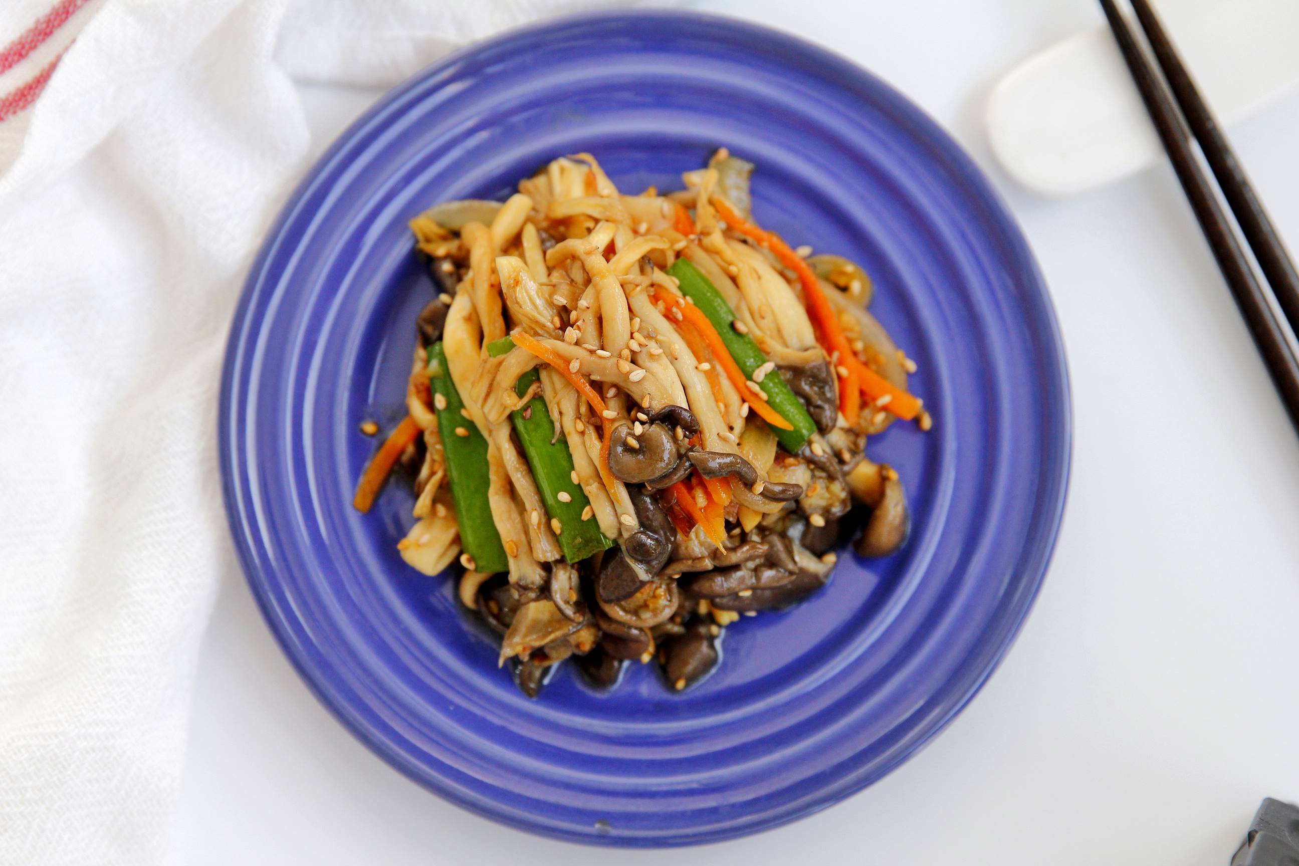 느타리버섯볶음