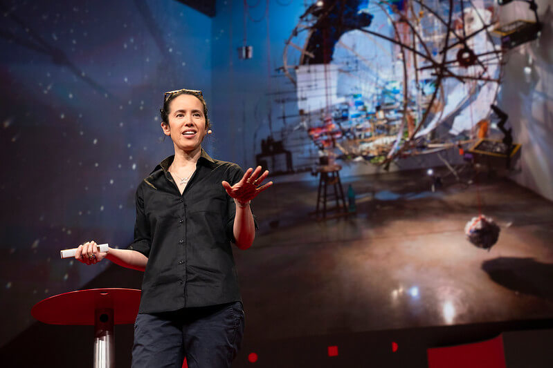 TED2019_20190417_1BH3404_1920
Sarah Sze speaks at TED2019: Bigger Than Us. April 15 - 19, 2019, Vancouver, BC, Canada. Photo: Bret Hartman / TED