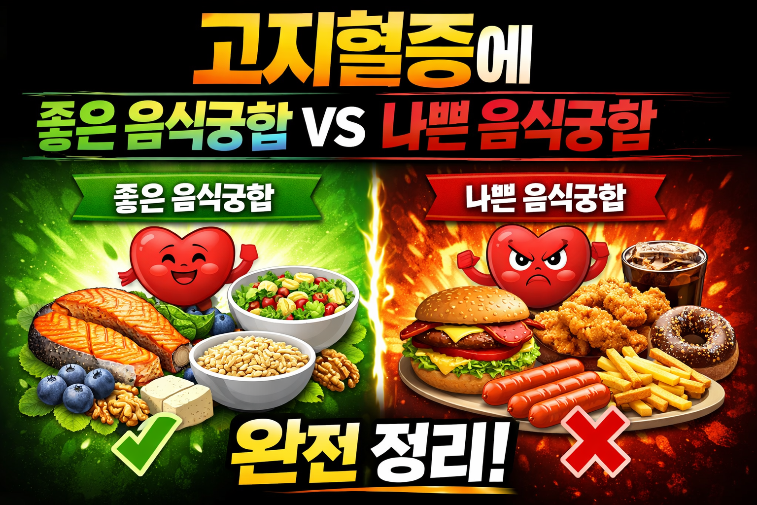 고지혈증 음식궁합