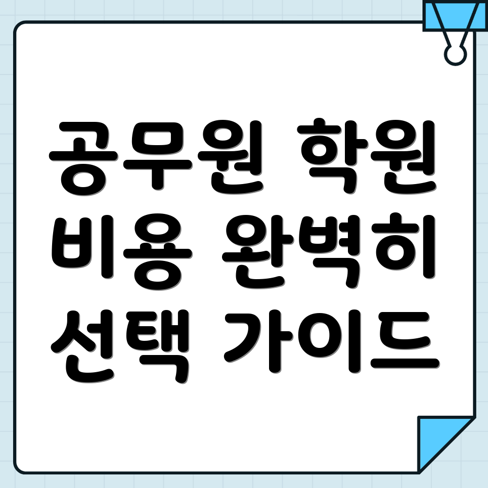 부산 중구 대청동2가 공무원 학원 비용
