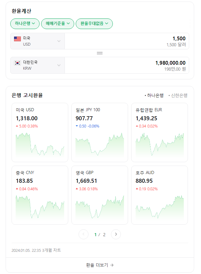 네이버-환율-계산기-달러-엔화