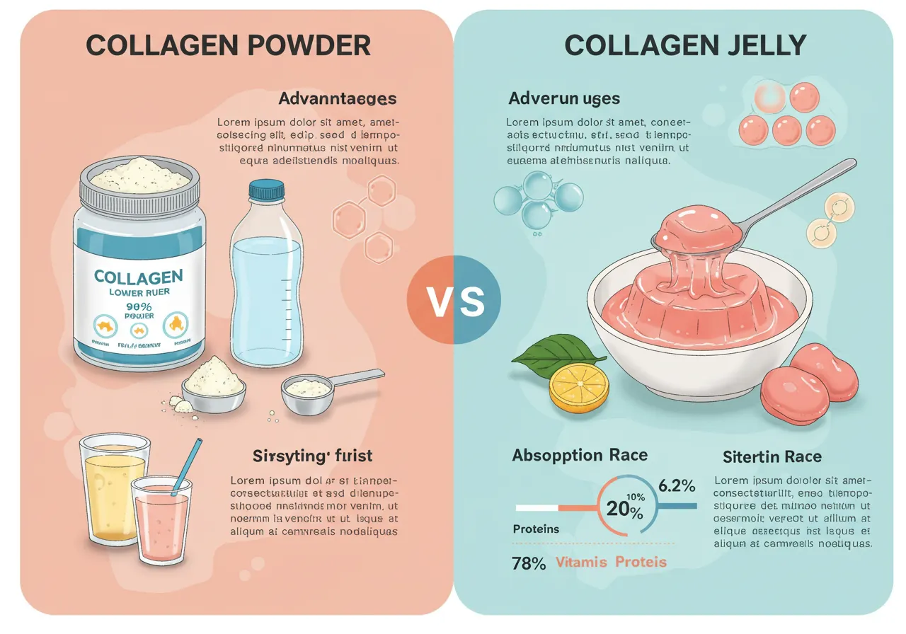 콜라겐 가루 vs 콜라겐 젤리
