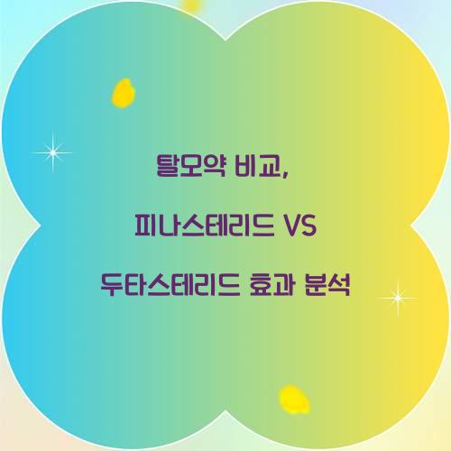 탈모약 비교