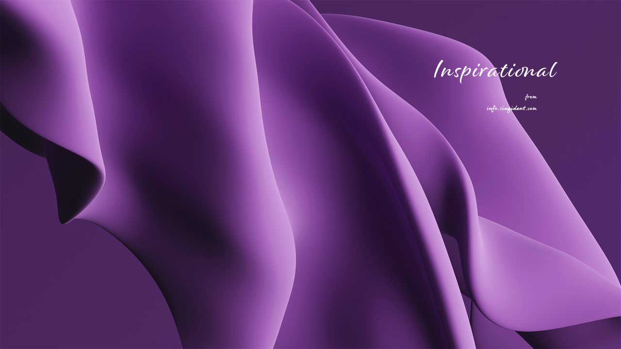 11 보라색 웨이브 그래픽 C - Inspirational 보라색배경화면