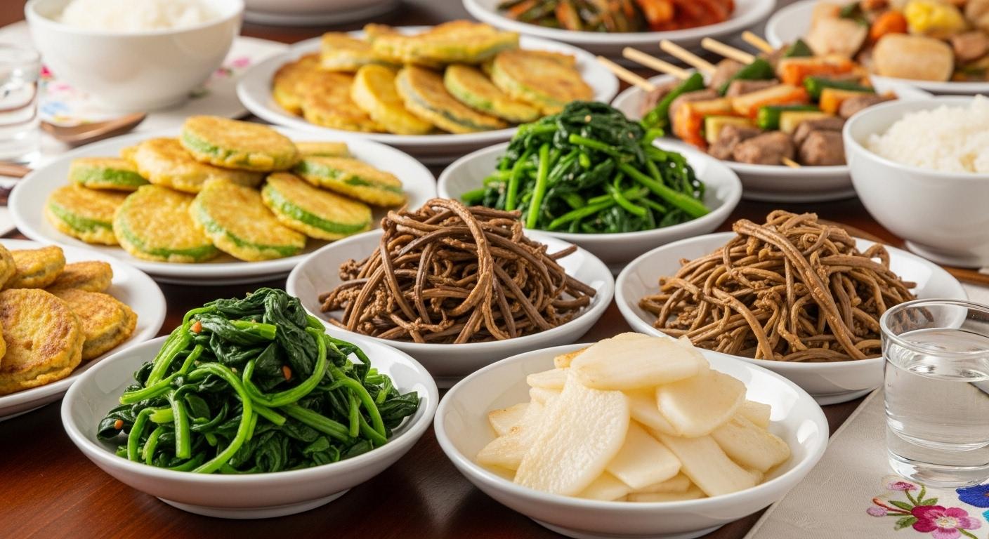 추석 차례상 삼색나물