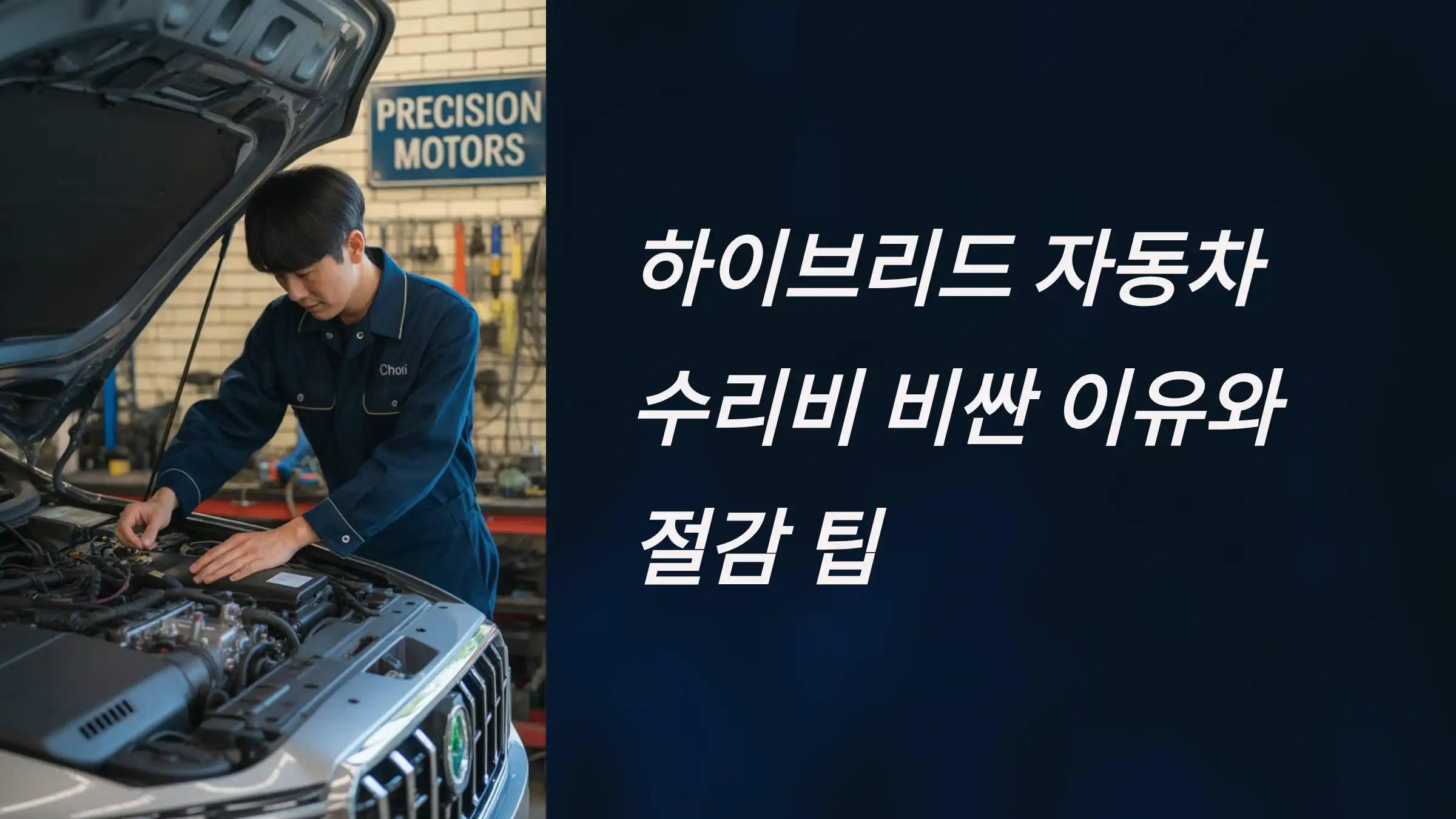 하이브리드 자동차 수리비 비싼 이유와 절감 팁