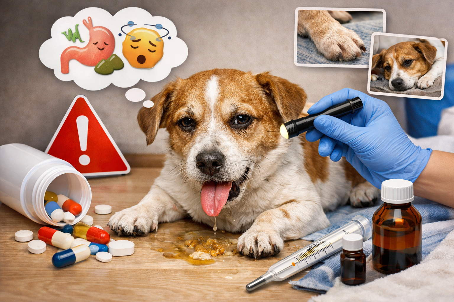 강아지가 약을 잘못 먹었을 때