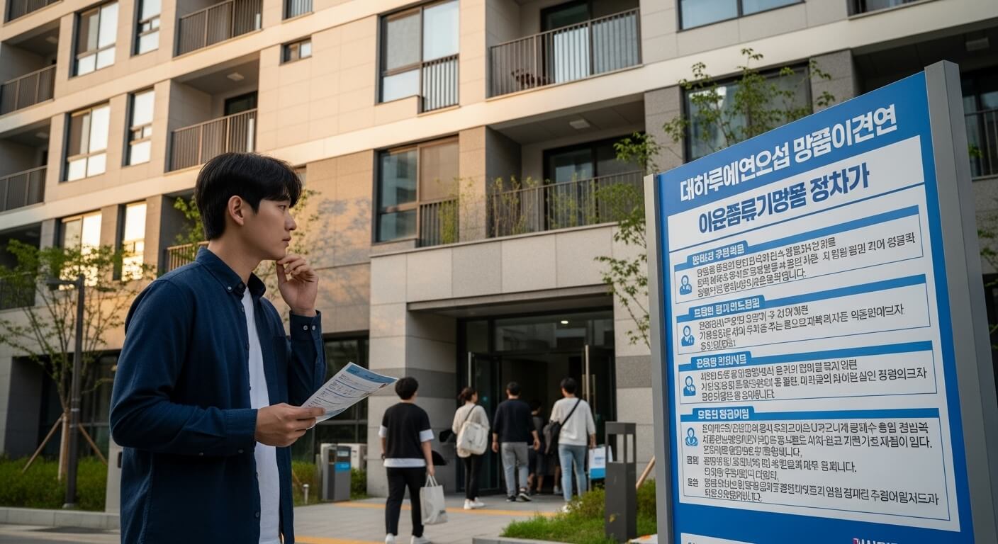 청년주택 입주조건