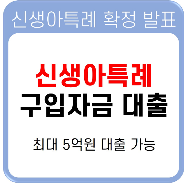 신생아 특례대출