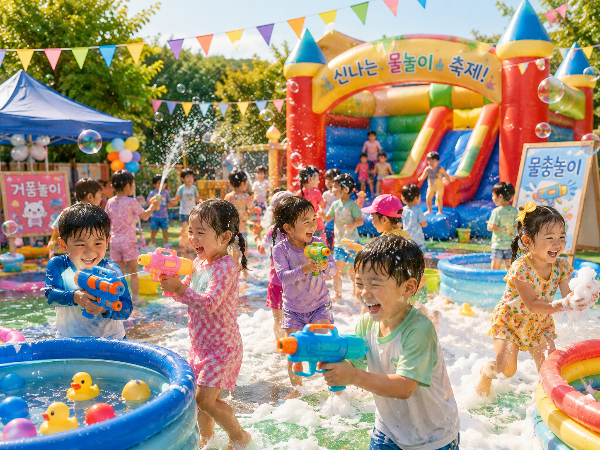 신나는 물놀이 축제 풍경