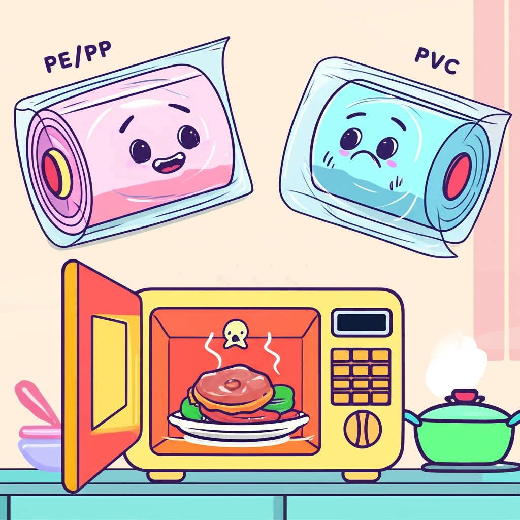 전자레인지 랩 사용, 건강하게 지키는..