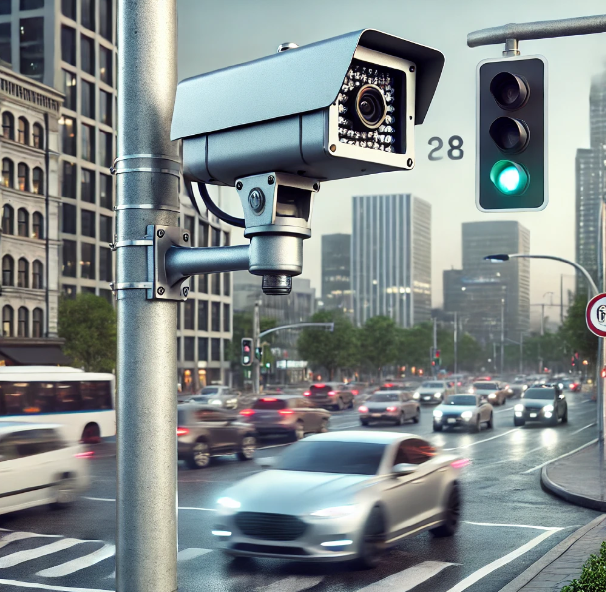 자동차 단속 카메라 사진