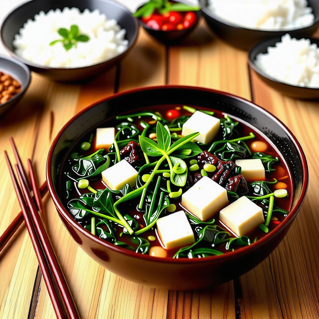 시금치 된장국 끓이는법