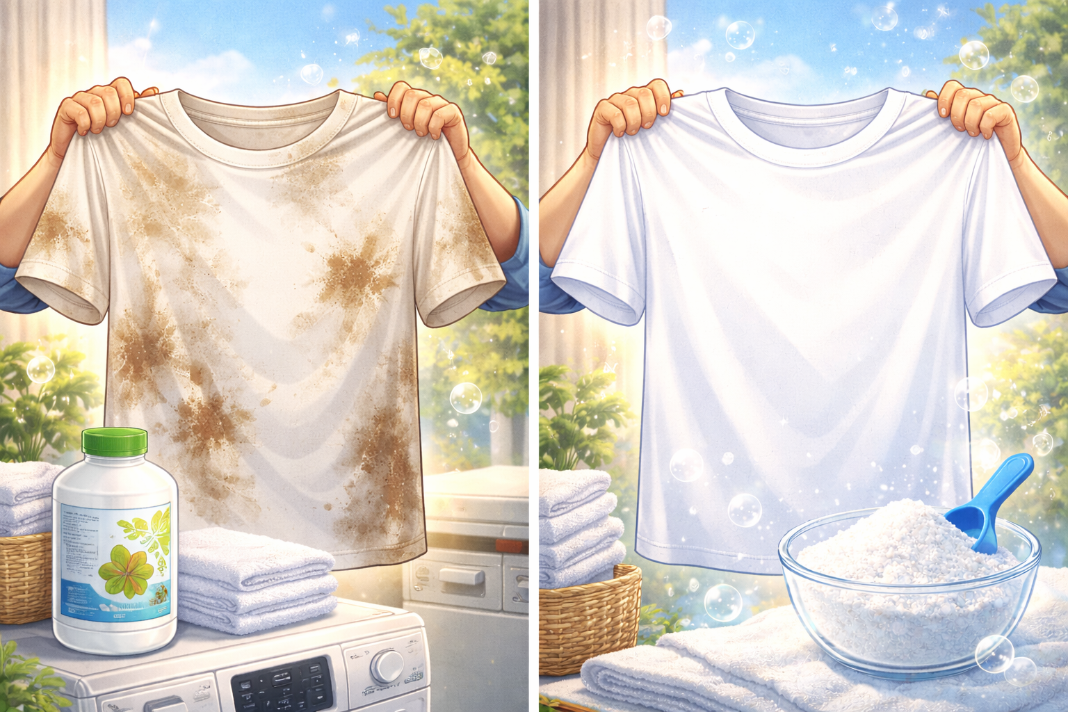 과탄산소다 얼룩제거