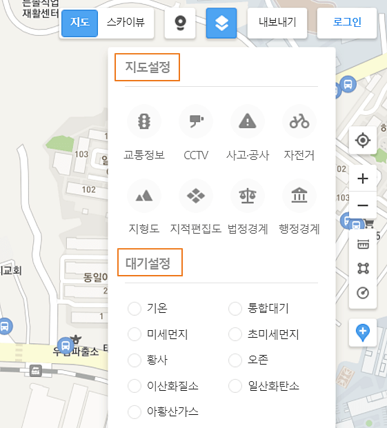 지도-환경-설정
