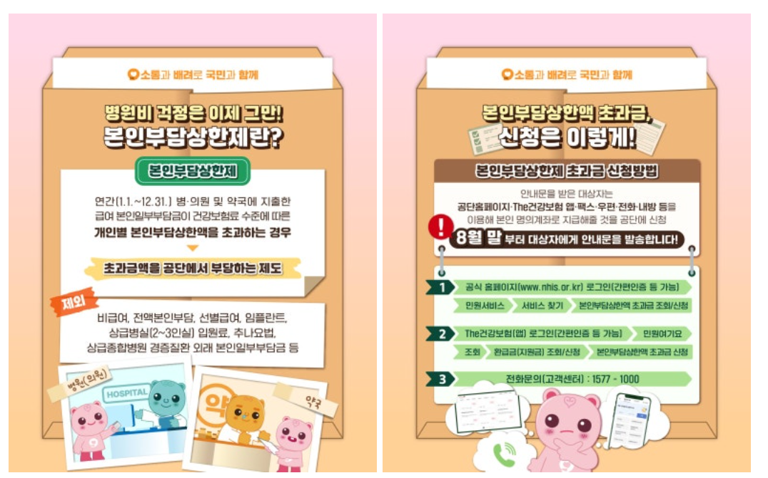 본인부담 상한제 사후환급금 신청 안내