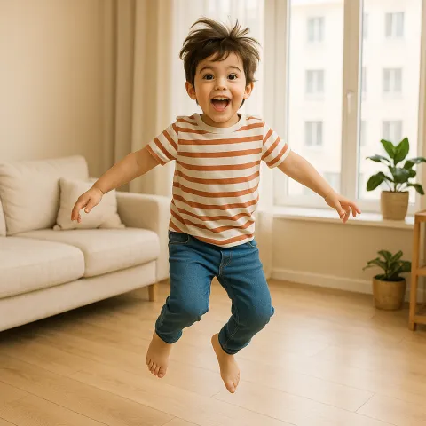 아이 발망치 소리