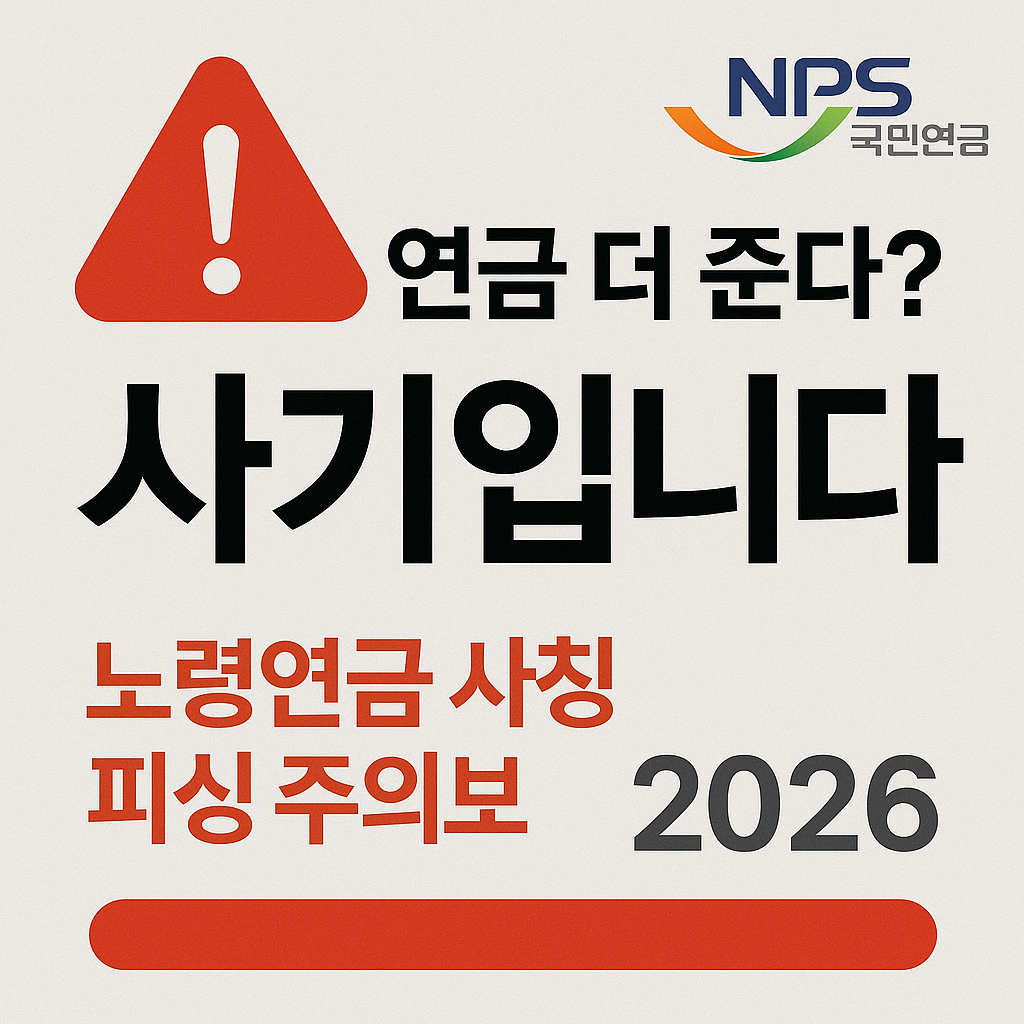 연금 안내 전화 조심! 국민연금공단이 밝힌 사기 유형 TOP5