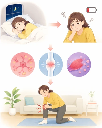 수면 부족이 관절통과 피로에 미치는 영향11