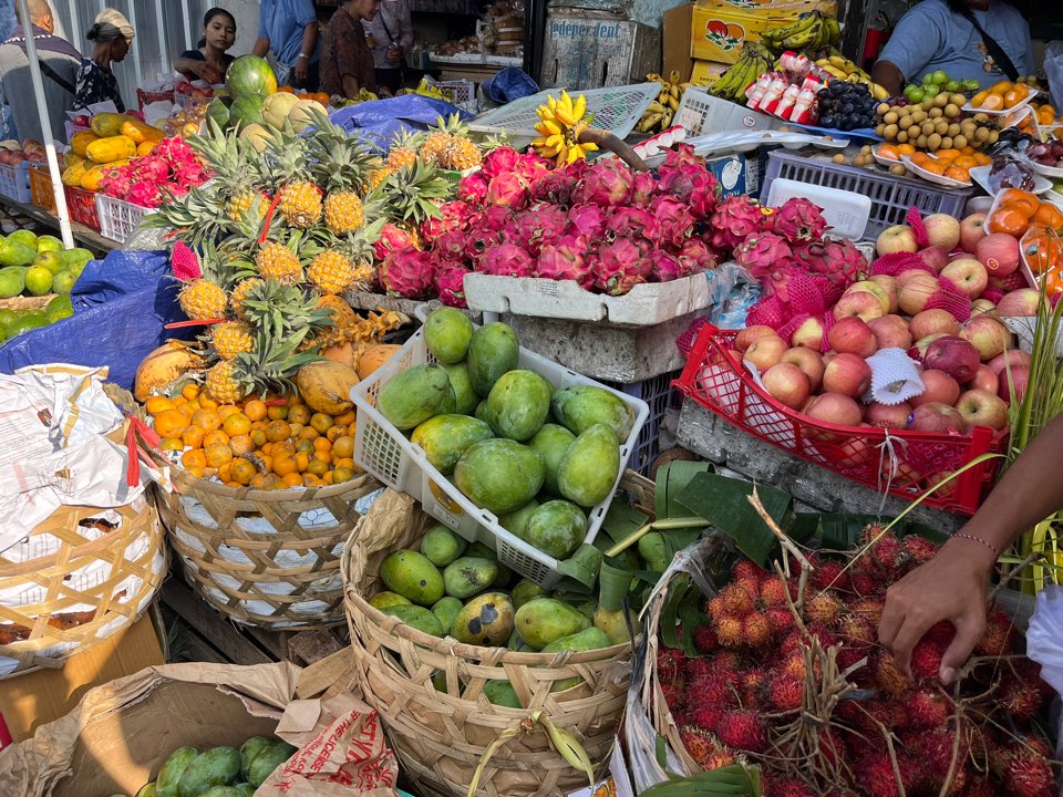 발리 시장 구경 사진