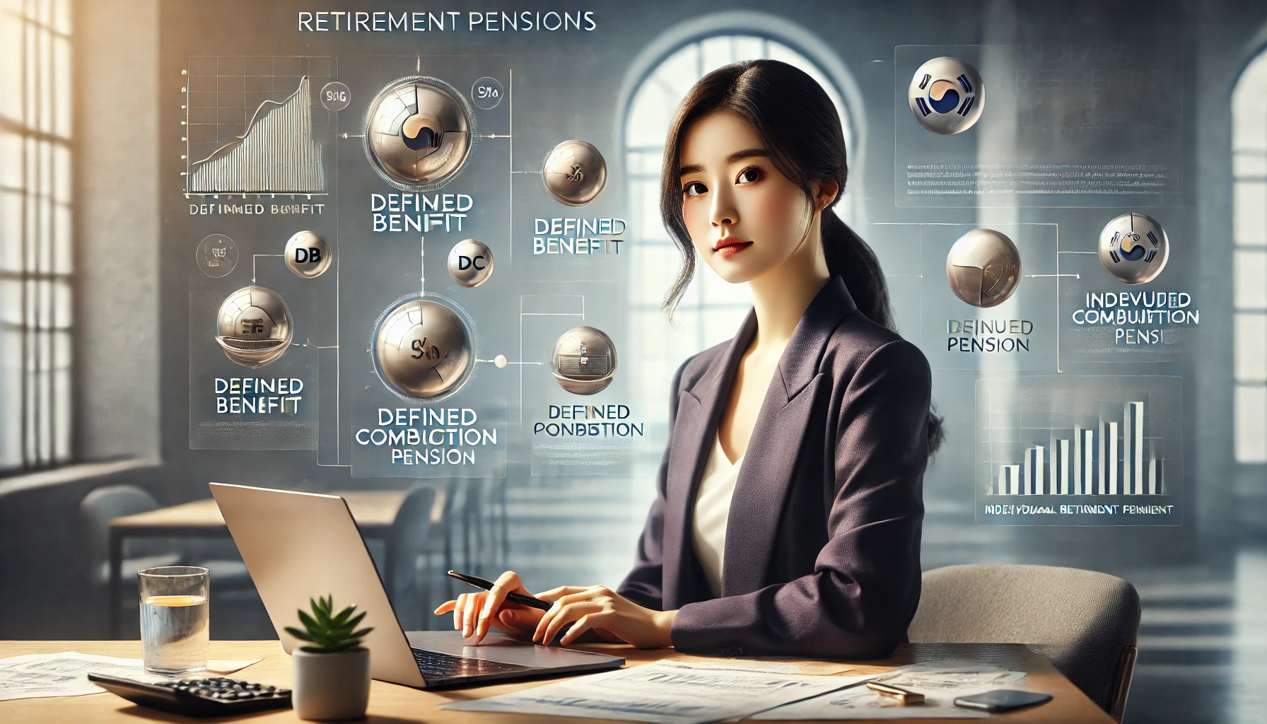 퇴직연금제도 종류 설명 관련 이미지