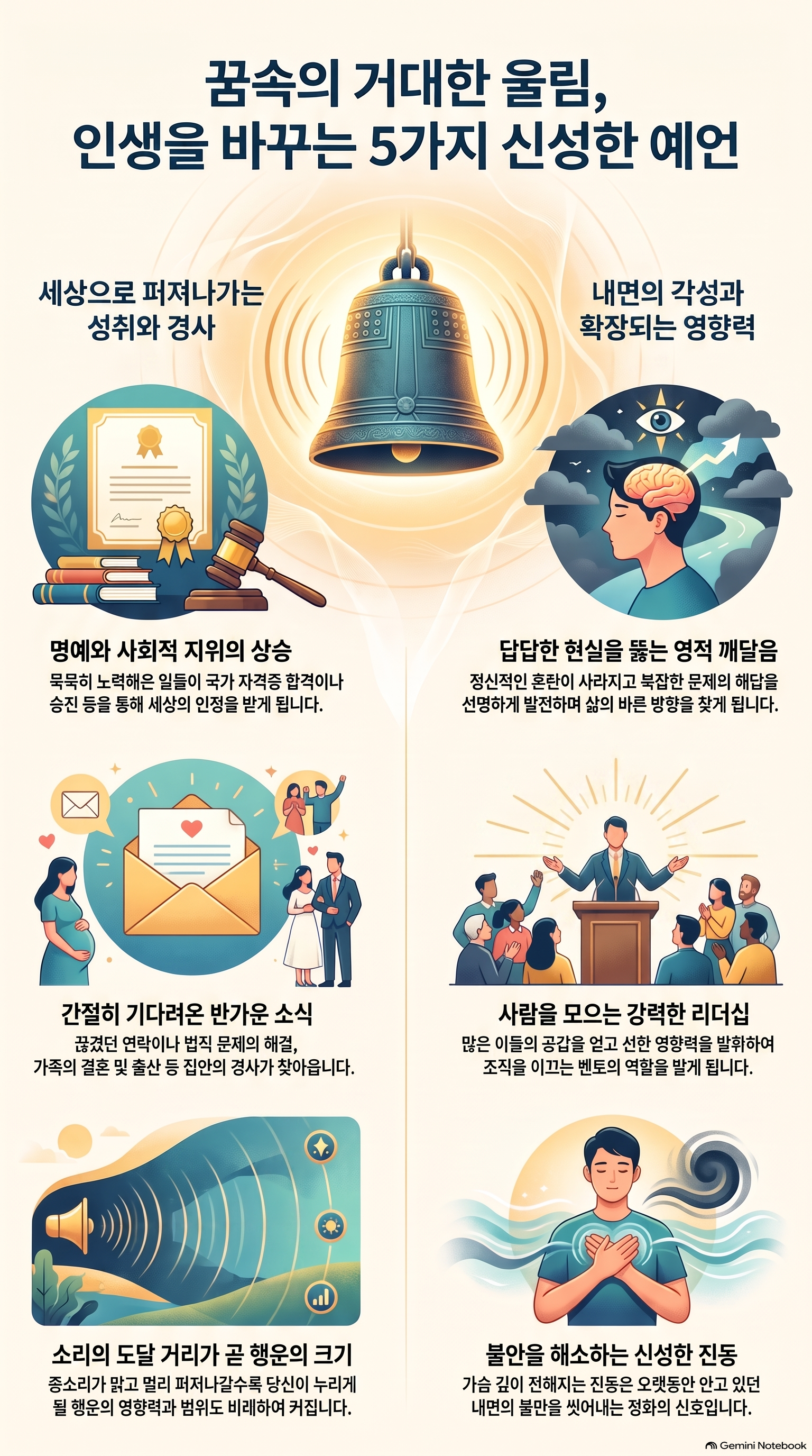 큰 종의 종소리가 울려퍼지는 꿈